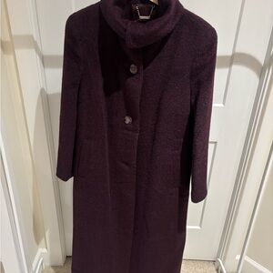Chic Women's Purple Trench Coat